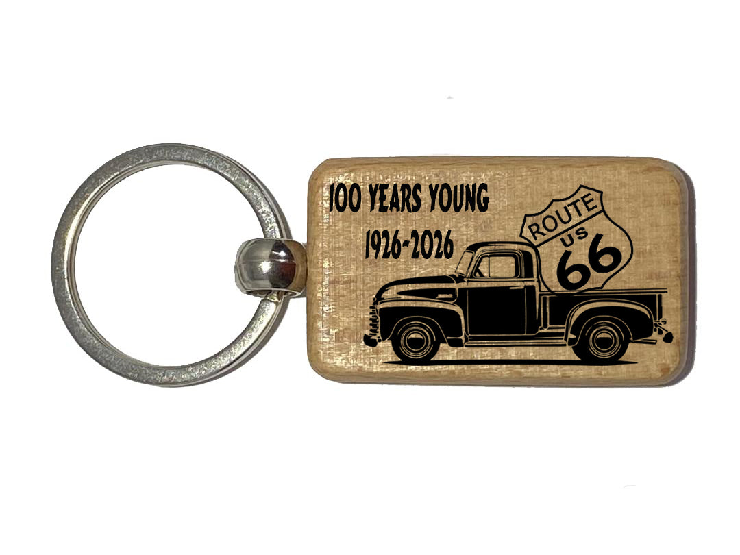 Route 66 Key Ring Celebrating 100 Year Anniversary