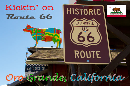 Route 66, Route 66 Collectible, Oro Grande CA, Route 66 Magnet  #CAMG2916