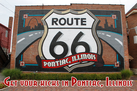 Route 66 Collectible, Route 66 Fridge Magnet, Route 66, Pontiac IL, America's Highway  #ILMG5399