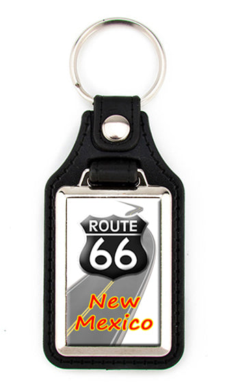 Route 66 Key Ring featuring the state name of your choice  #SNPKR002