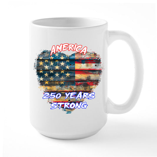 America 250 Years Ceramic Coffee Mug