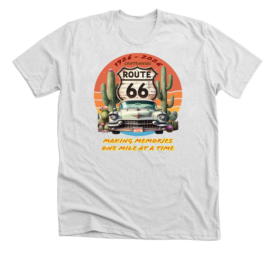 Route 66 T-Shirt Celebrating 100 Years of Memories