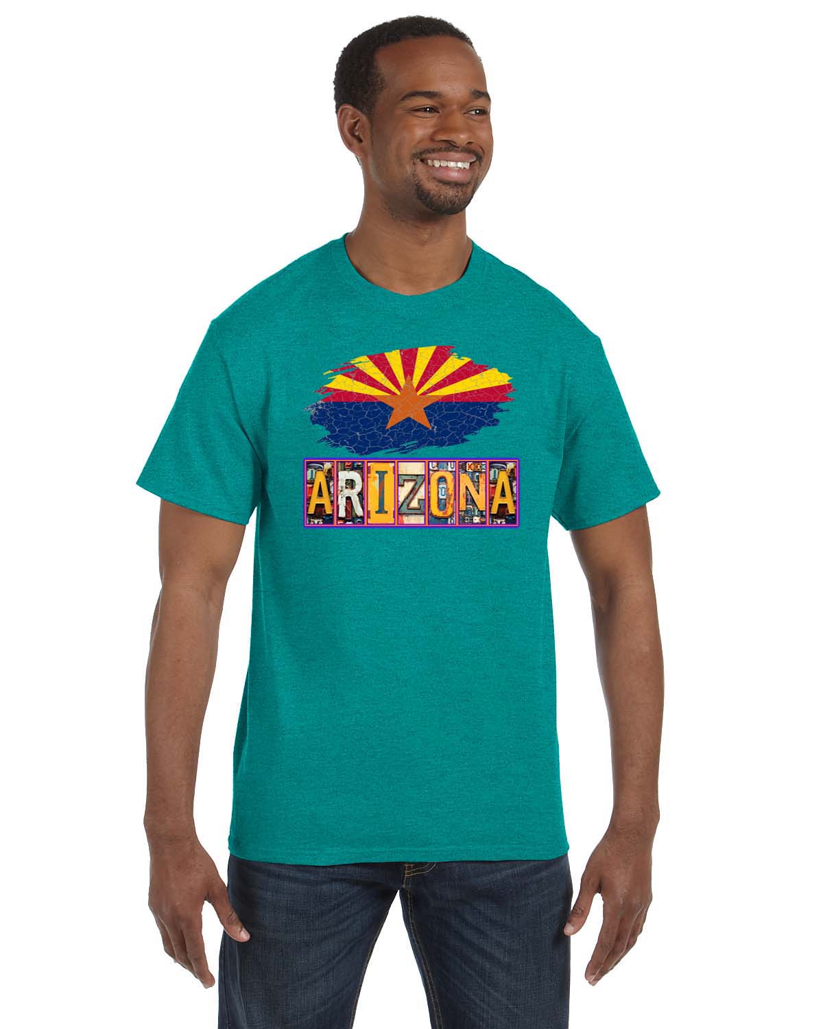 Arizona Rusty Grunge Alphabet T-Shirt