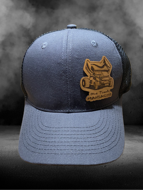 Dirt Track Racing Cap with Laser Engraved Sprint Car Logo