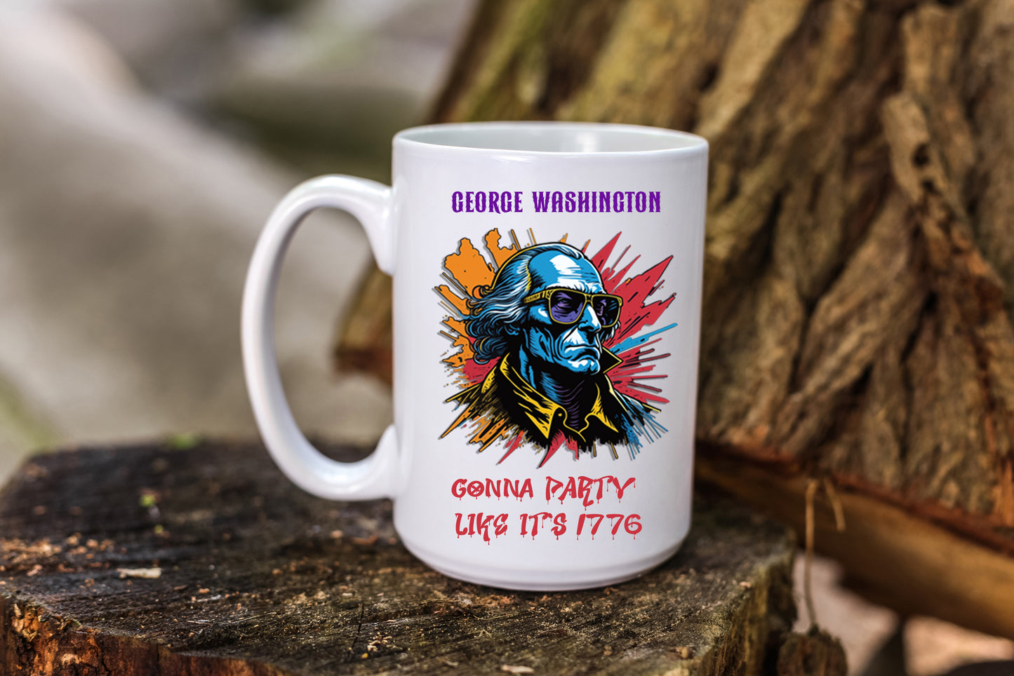 Coffee Mug George Washington Party like it's 1776