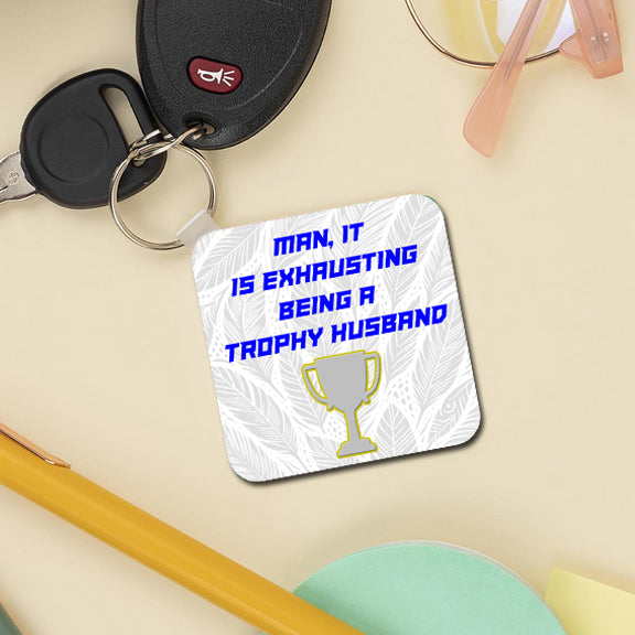 Dirt Track Dye Sublimated Key Ring with Dirt Track Junkie Graphics