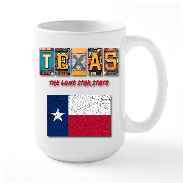 Coffee Mug Celebrating The Great State of Texas