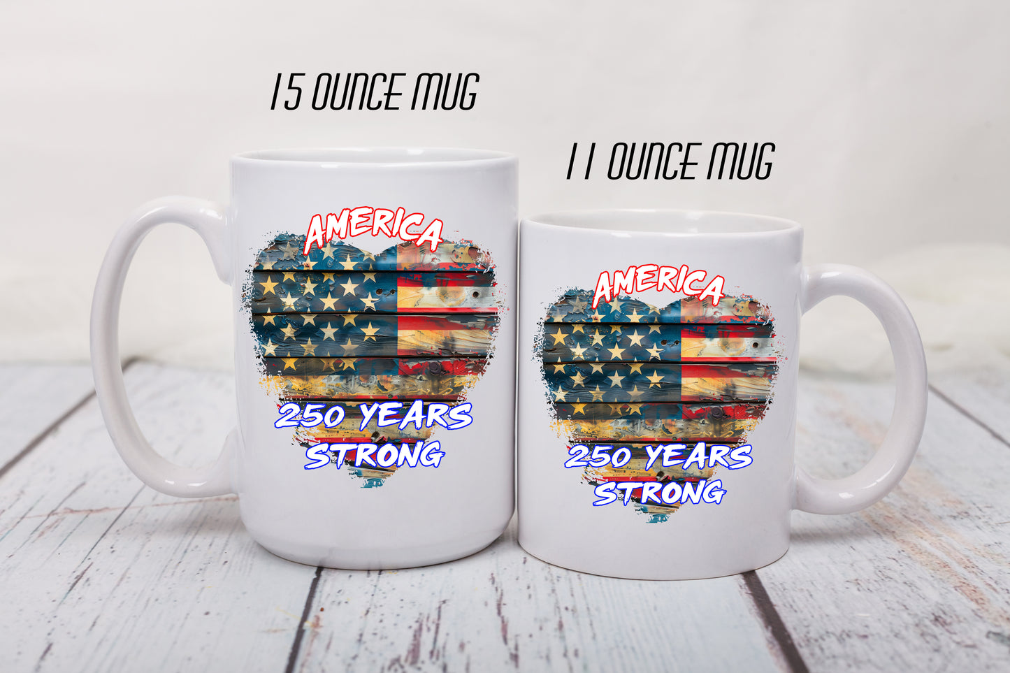 America 250 Years Ceramic Coffee Mug