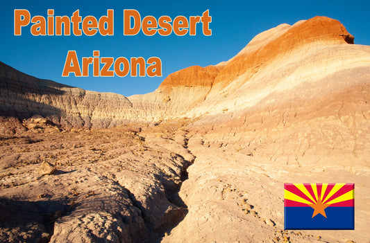 Painted Desert Arizona Fridge Magnet  #AZMG4499