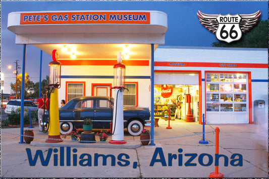 Route 66 Fridge Manget at Williams, AZ Pete's Gas Station  #AZMG7156