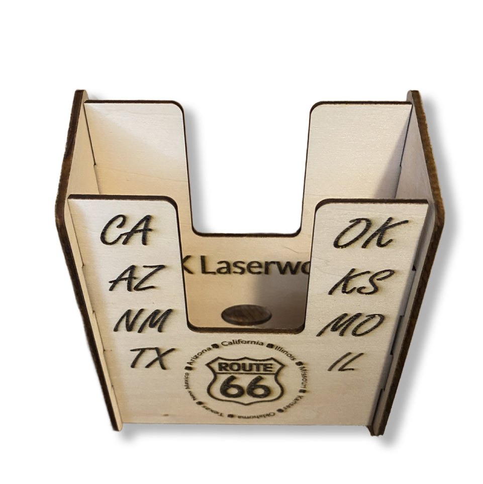 Cell Phone Caddy Note Pad Caddy Featuring a Dirt Track Late Model Design