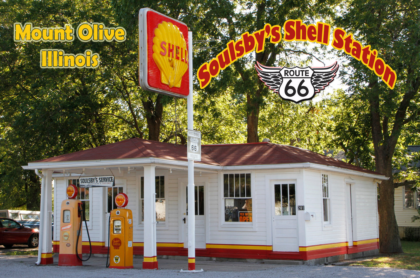 Route 66 Soulsby's shell station  route 66 magnet station route 66 collectible  #ILMG2468