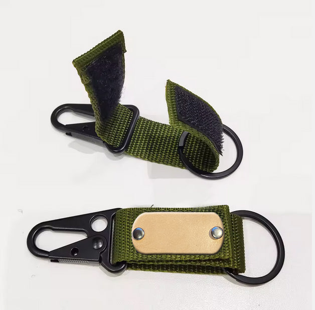 Belt Loop Key Ring Featuring Dirt Track Maniacs Graphics