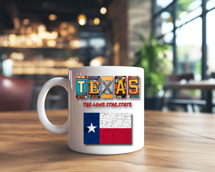 Coffee Mug Celebrating The Great State of Texas