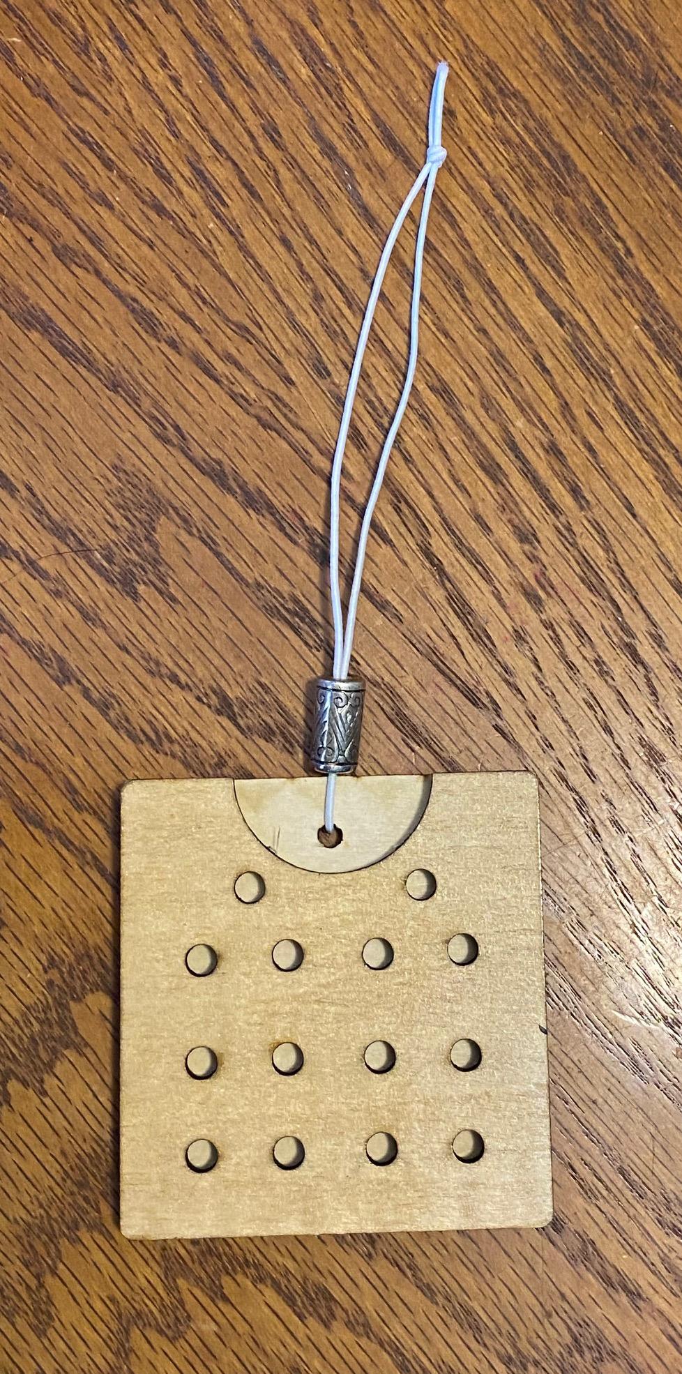 Car Air Freshener With Laser Cut and Engraved Dirt Track Racing Design